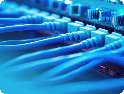 Fibre network connections carrying business data