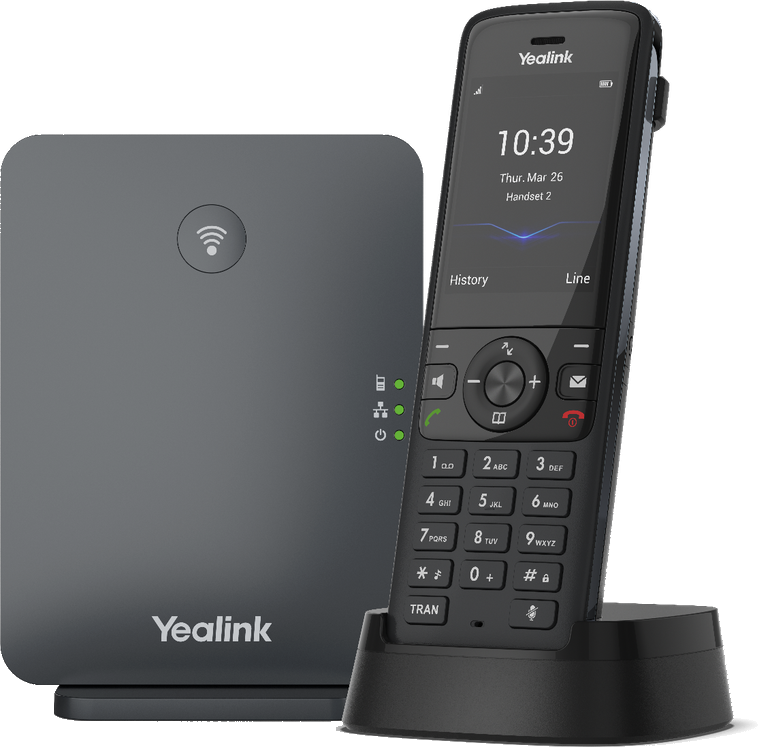 Yealink W78P cordless DECT phone and base station