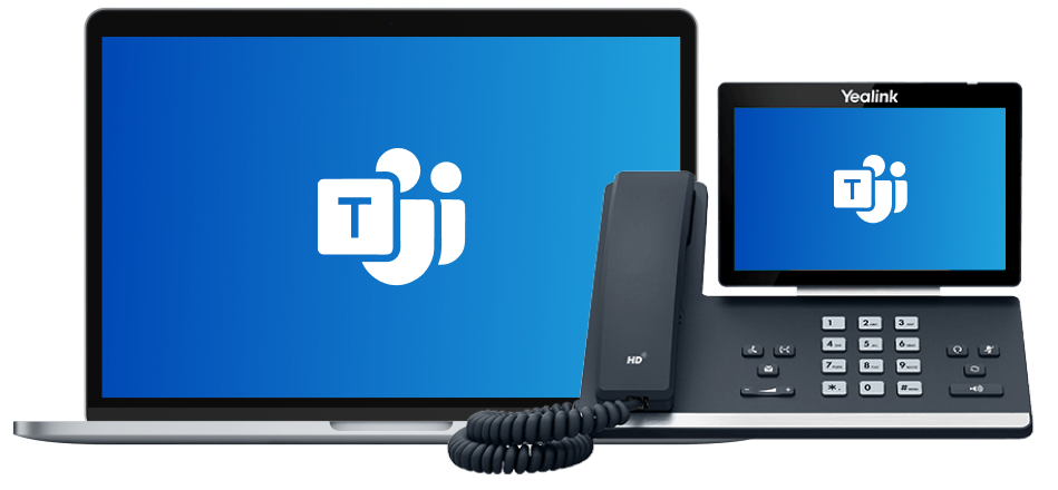 Microsoft Teams connected to Infinitel Direct Routing across desktop and mobile devices